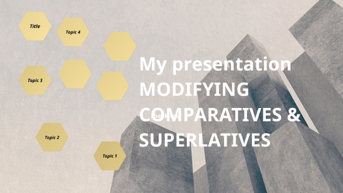 MODIFYING Comparatives - Superlatives by Johanna Zambrano on Prezi
