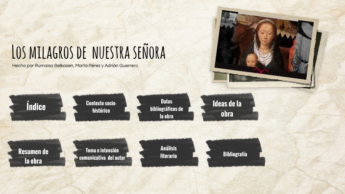 Los milagros de nuestra señora by Rumaisa Belkasen on Prezi