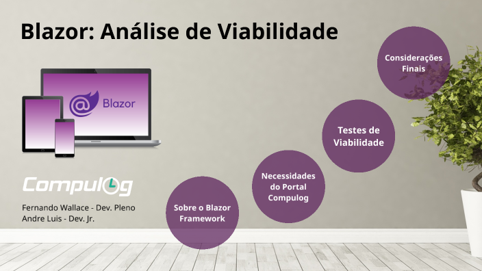 Blazor - Análise de Viabilidade by Fernando Wallace on Prezi