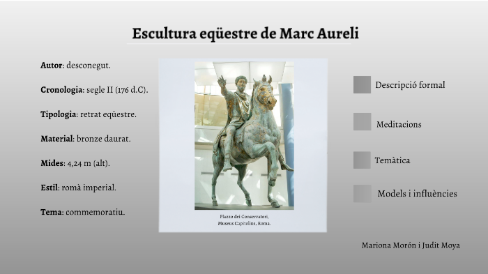 Retrat eqüestre de Marc Aureli by on Prezi