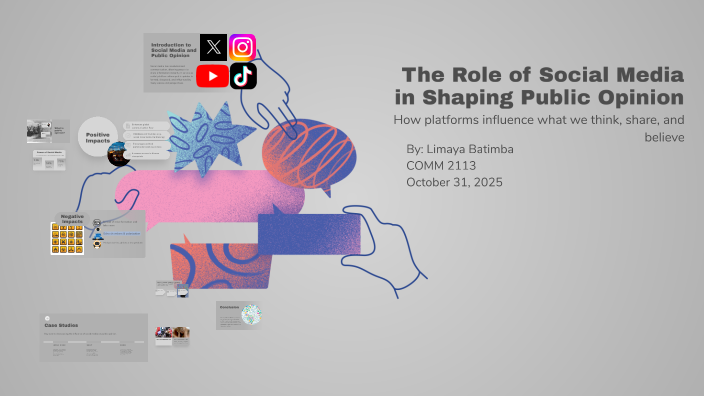 The Role of Social Media in Shaping Public Opinion by Limaya Batimba on ...