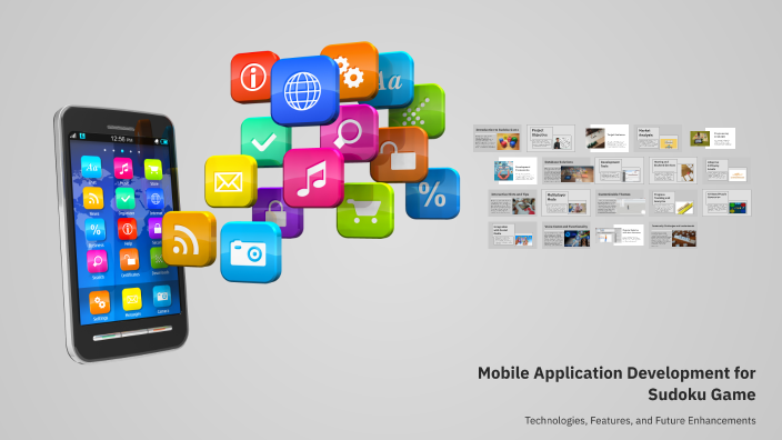 Create a ppt for mobile application development project for sudoku game ...