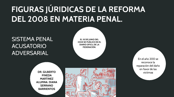 FIGURAS JÚRIDICAS DE LA REFORMA DEL 2008 EN MATERIA PENAL. by Diana