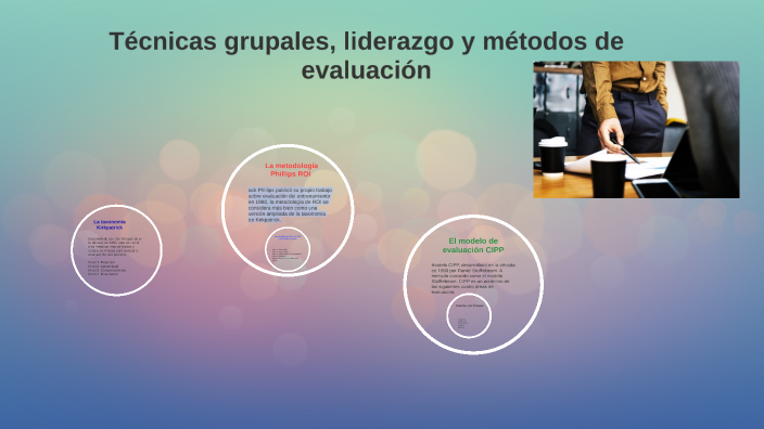 Técnicas grupales, liderazgo y métodos de evaluación by juan ramirez ...