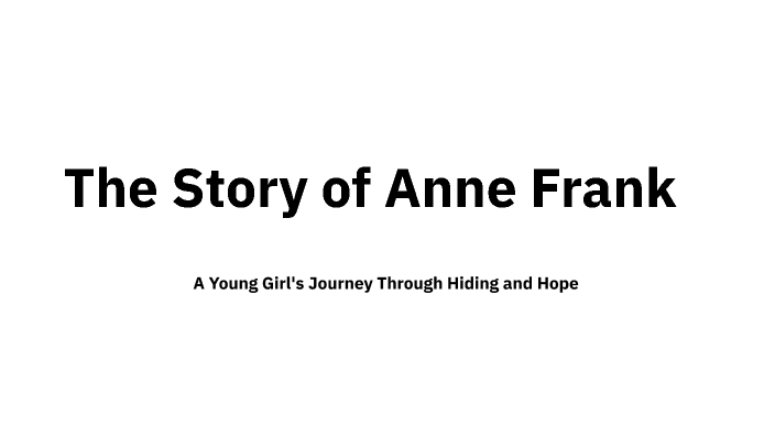 The Story of Anne Frank by jackie r vasquez on Prezi