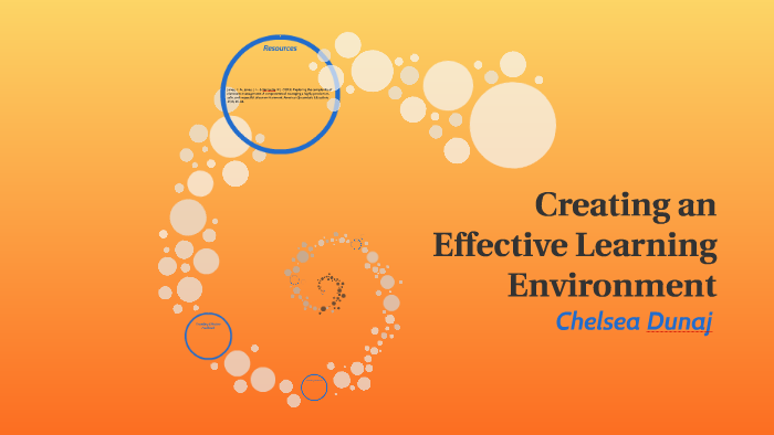Creating an Effective Learning Environment by Chelsea Dunaj on Prezi