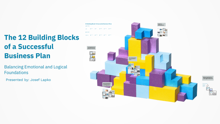 Building Blocks Successfully The 12 Building Blocks of a Successful Business Plan by Josef Lapko on ...