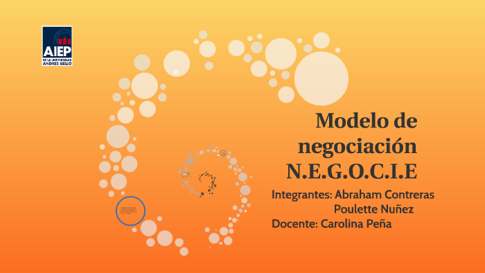 Modelo de negociación ..E by Poulette Nuñez