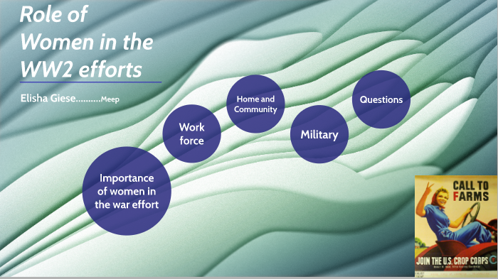 Role of Women in the WW2 efforts by Elisha Giese on Prezi