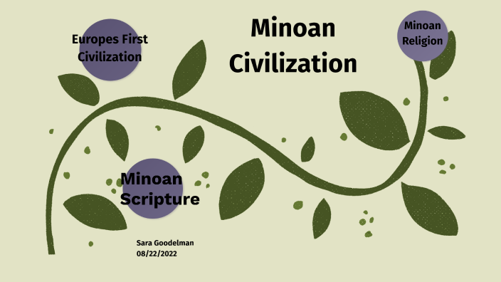 The Minoan Civilization By Sara Goodelman On Prezi