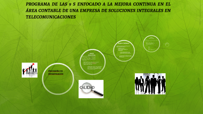 PROGRAMA DE LAS 9 S ENFOCADO A LA MEJORA CONTINUA EN EL