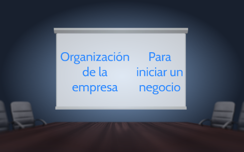 Organización de la empresa by Paola Ugarte on Prezi