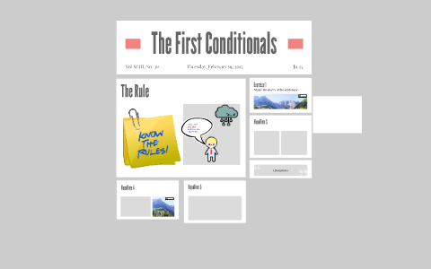 The First Conditionals by Ирина Мещерякова on Prezi
