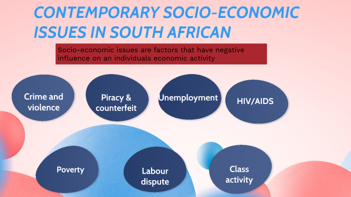 Socio economic Issues By Retshidisitswe Dijwe On Prezi