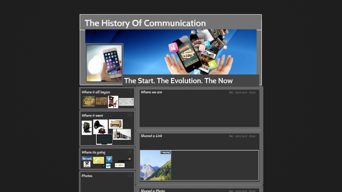 The History Of Communication by Paola Ogadzhanova on Prezi