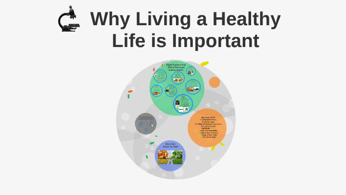 Importance of living a healthy lifestyle
