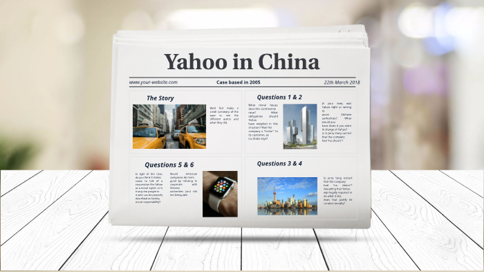 Yahoo In China By Gaelle Muller