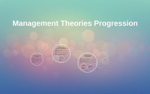 Management Theories Progression by Channie Nguyen on Prezi