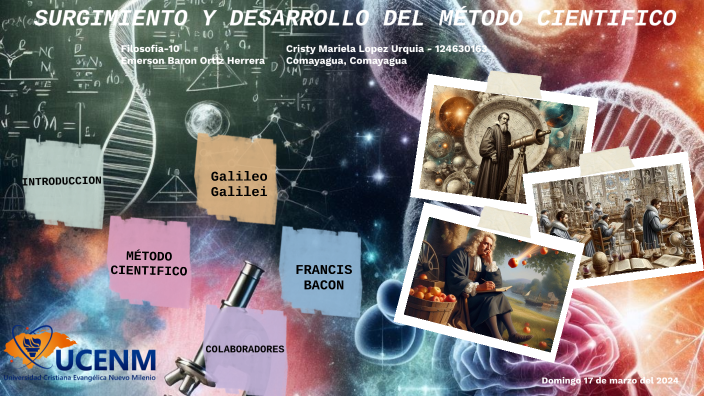 Surgimiento y desarrollo del método cientifico by cristy lopez on Prezi