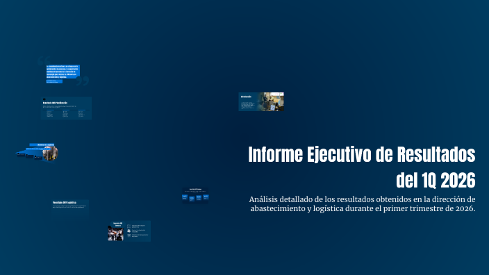 Informe Ejecutivo de Resultados del 1Q 2026 by Lucas Riquelme on Prezi