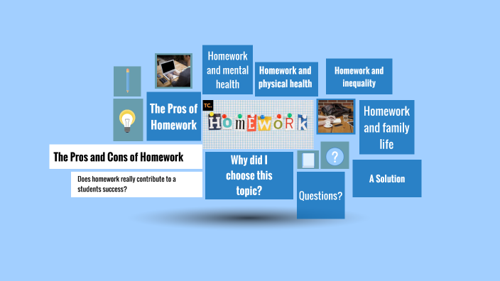 Pros and Cons of Homework by Margaret Ricciardiello (Student) on Prezi