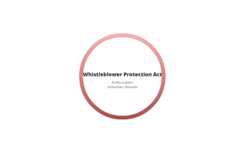 Whistleblower Protection Act By Hula Hooop On Prezi