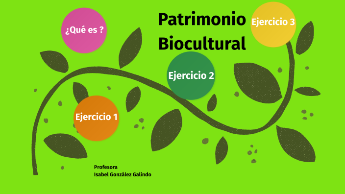 Patrimonio Biocultural By Isabel González Galindo On Prezi