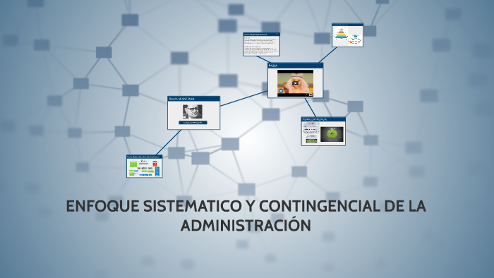 ENFOQUE SISTEMATICO Y CONTINGENCIAL DE LA ADMINISTRACIÓN by Maria