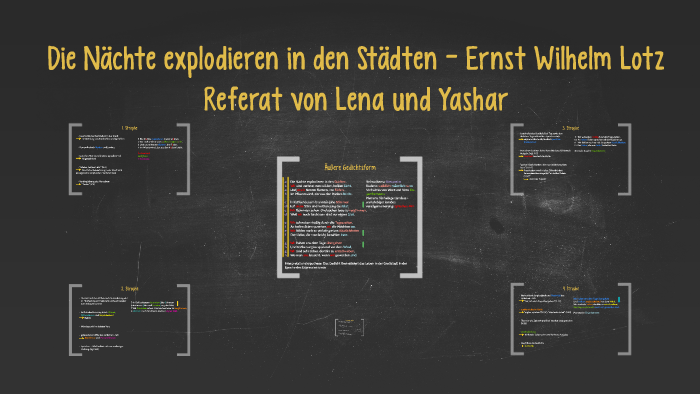 Die Nächte Explodieren In Den Städten Analyse