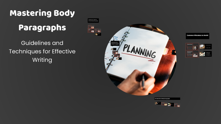 Mastering Body Paragraphs by Mariem Mohamed on Prezi