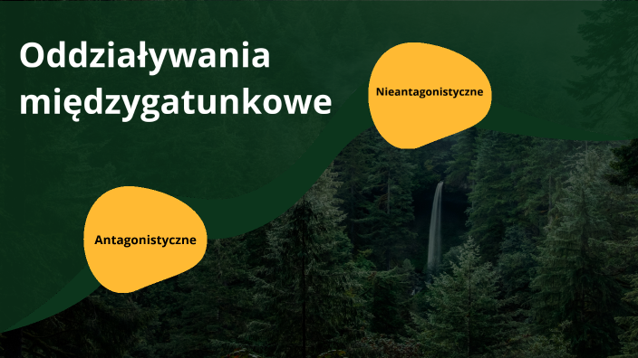 Oddziaływania międzygatunkowe by Zuzanna Szymańska on Prezi