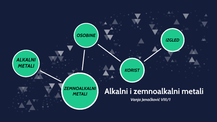Alkalni i zemnoalkalni metali by Vanja Jenačković on Prezi