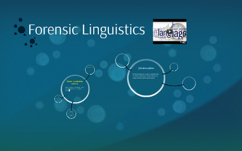 forensic linguistic essay