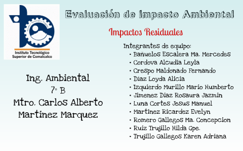 Impactos Residuales By