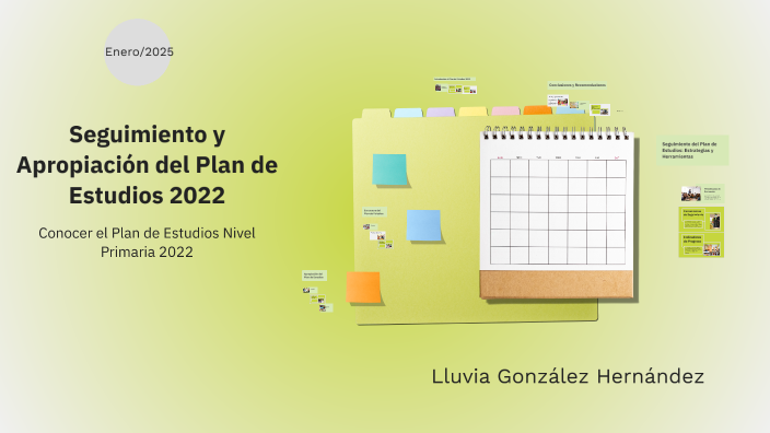 Seguimiento y Apropiación del Plan de Estudios 2022 by Lluvia González ...