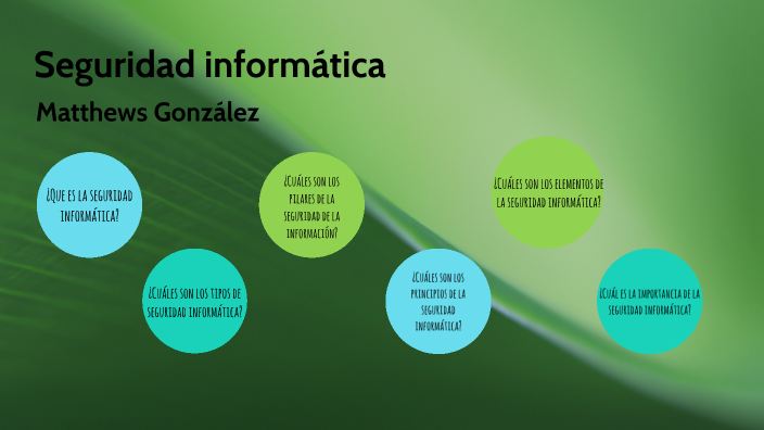 Seguridad informatica by Matthews González on Prezi