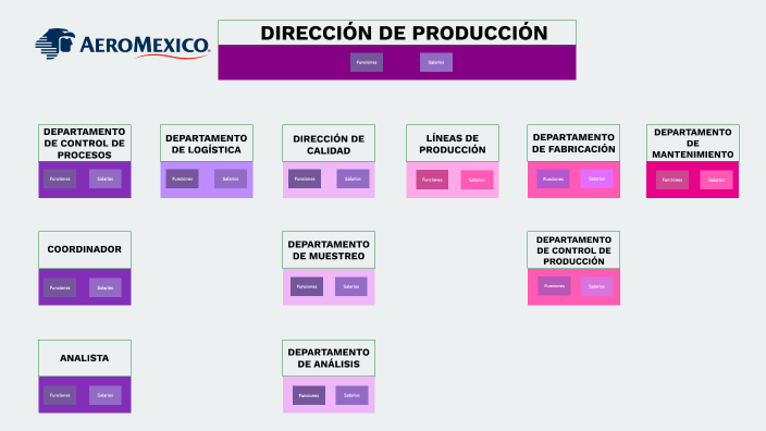 Organigrama Aeroméxico By Universe_078 _ On Prezi