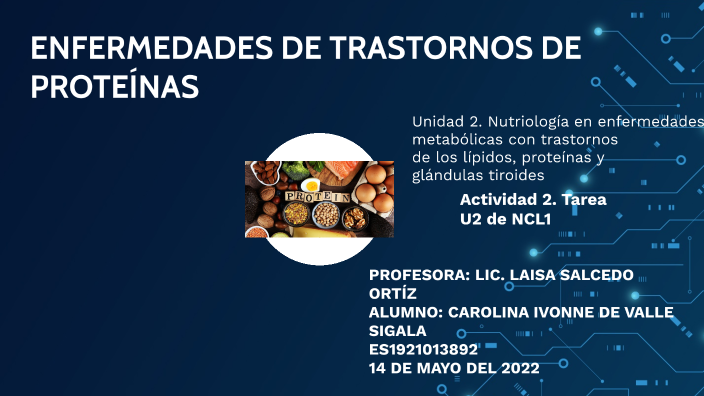 Causas de las enfermedades por trastornos en proteínas by IVONNE DE