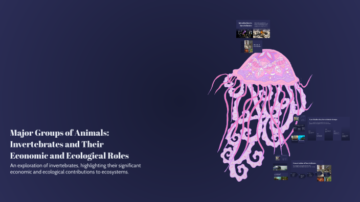 Major Groups of Animals: Invertebrates and Their Economic and ...