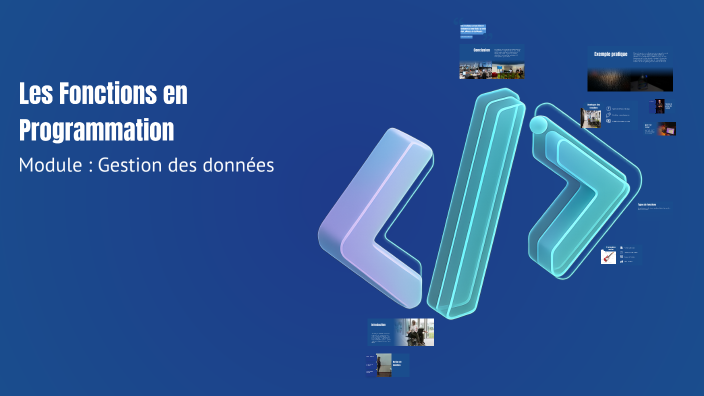 Les Fonctions en Programmation by Besisima on Prezi