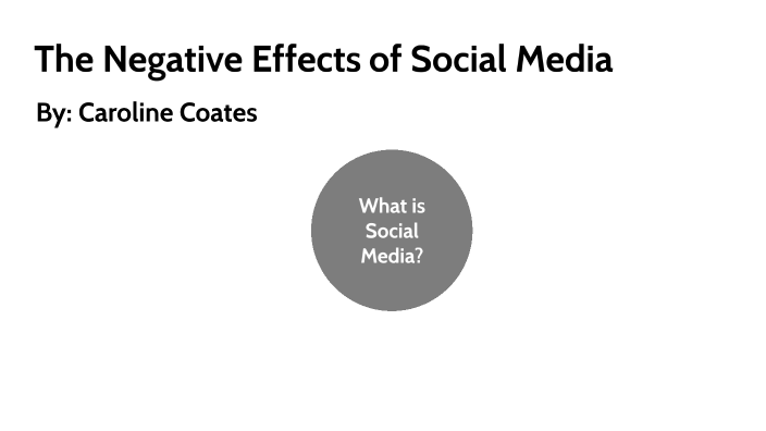 The Negative Effects of Social Media by Caroline Coates on Prezi