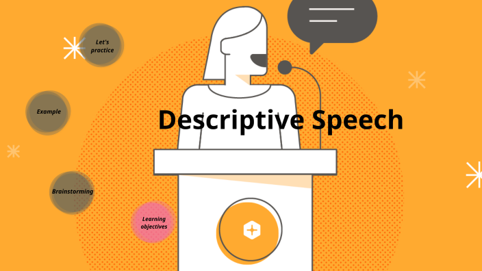 define descriptive speech