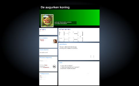 De augurken koning by karma,lol,:P yolo2 . on Prezi