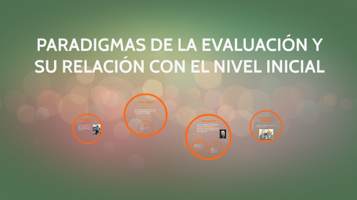 PARADIGMA DE LA EVALUACIÒN By Maria Montero On Prezi