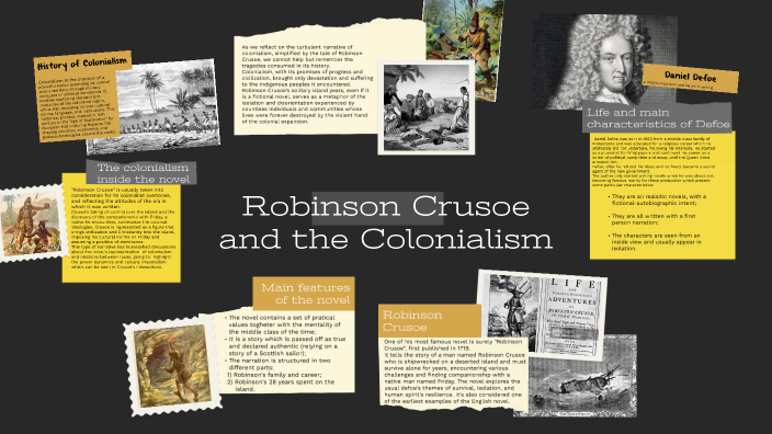 colonialism in robinson crusoe essay