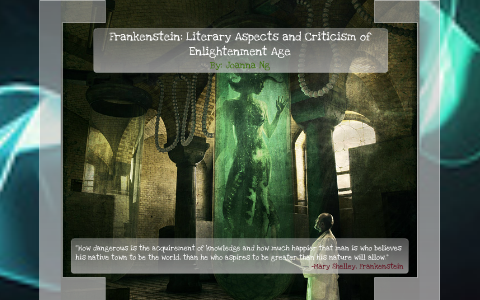 Literary Age Of Frankenstein