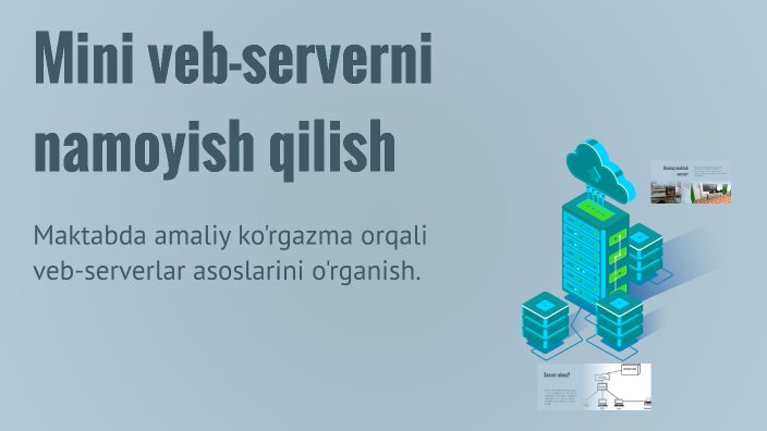 Demonstrating a Mini Web Server: A School Project by Sarafroz Xamdamova ...