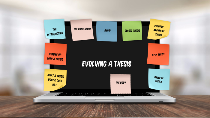 Evolving a Thesis by Aimee Cole on Prezi