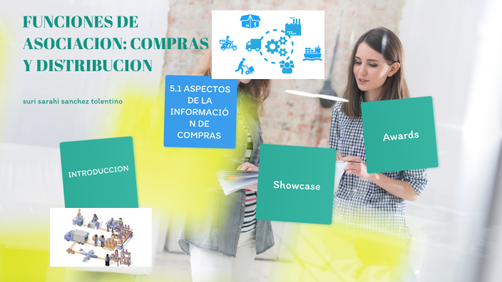 FUNCIONES DE ASOCIACIÓN: COMPRAS Y DISTRIBUCION by suri sarahi sanchez