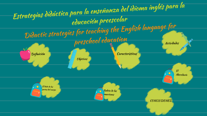 Estrategias Para Enseñar Ingles En Preescolar